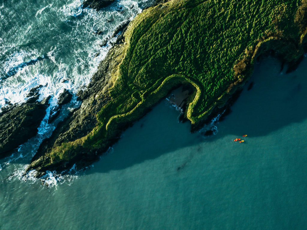 Kayaking along the Wexford coast with The Irish Experience