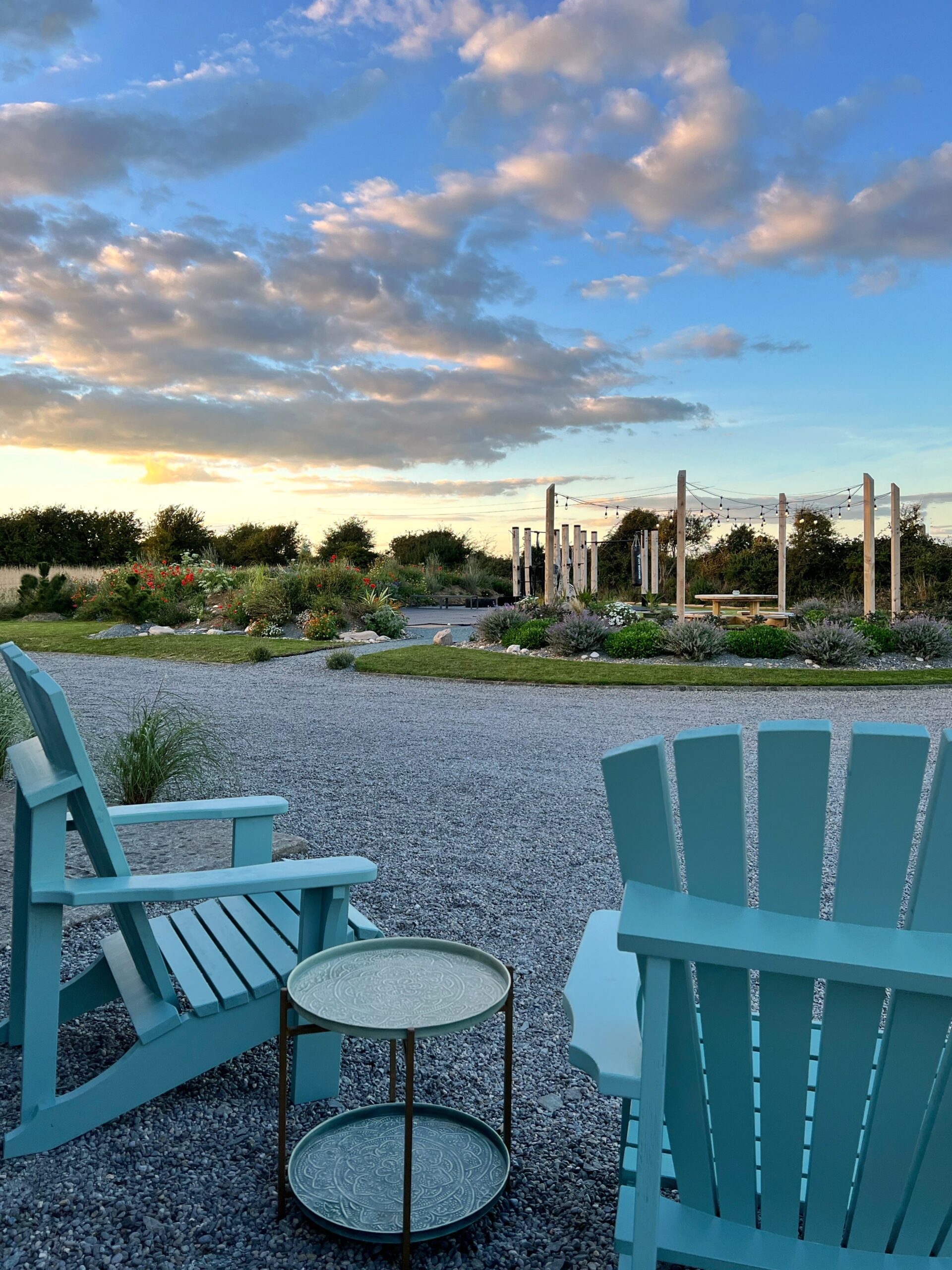 The gardens at Thistledown Lodge 