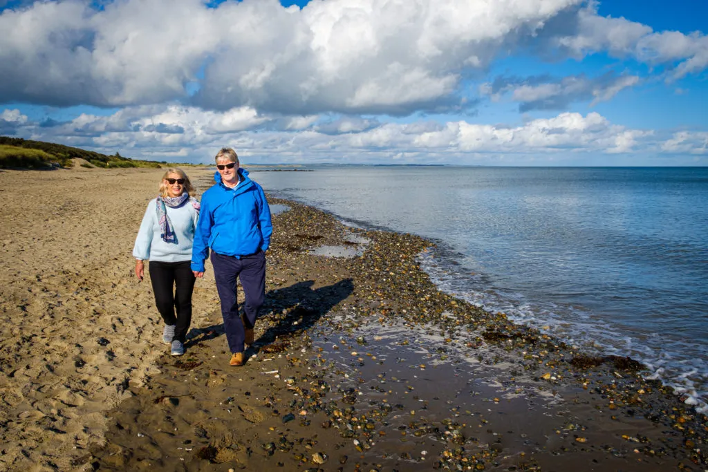 Enjoy a beach walk in Wexford